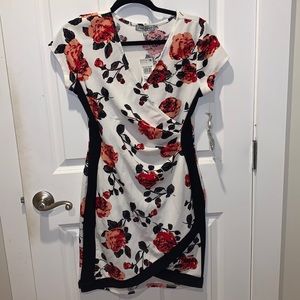 Rose patterned dress